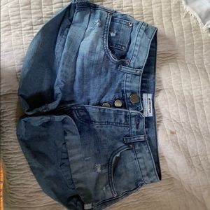 Blue jean one teaspoon shorts